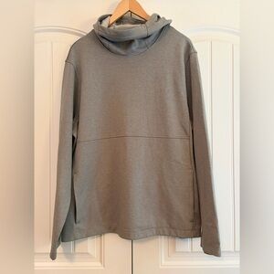 J. Crew Authentic Fleece NWOT Men's Gray Hooded Pullover Sweatshirt Size‎ XXL
